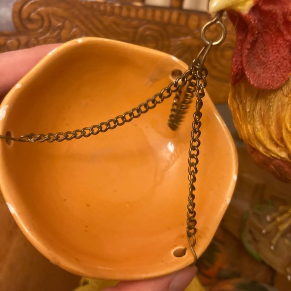 Yankee Candle Rooster Tart Warmer Votive Candle Holder - Missing Glass Cup - Picture 7 of 15